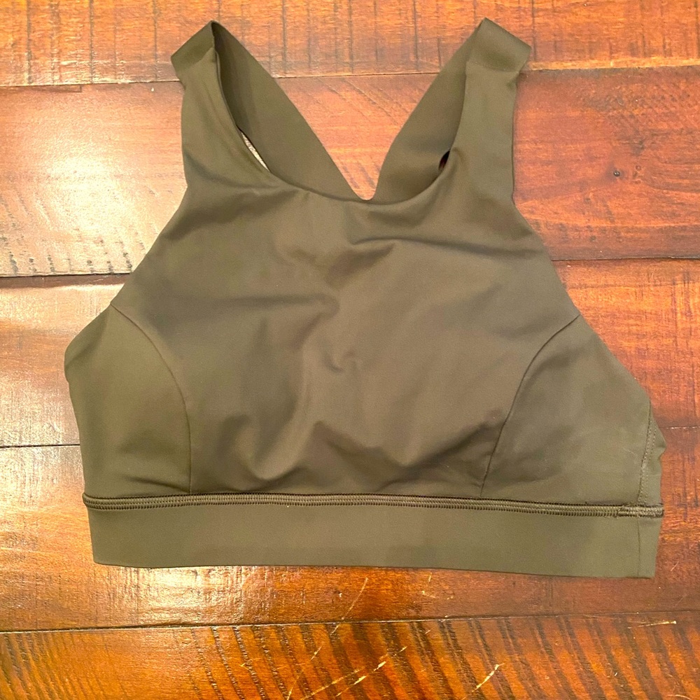 Lululemon Olive green sports bra